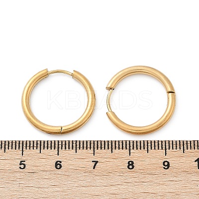 202 Stainless Steel Huggie Hoop Earrings X-EJEW-F111A-20mm-G01-1