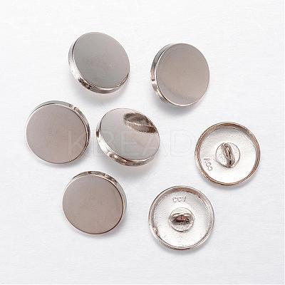 Alloy Shank Buttons BUTT-D054-11.5mm-05P-1