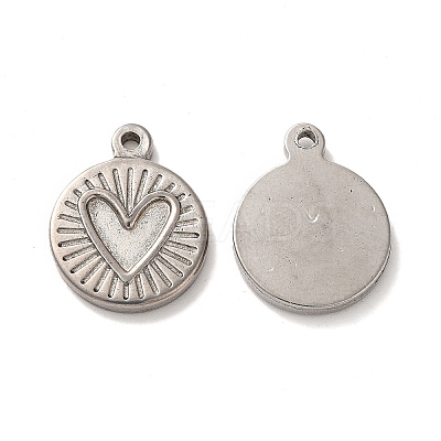 Non-Tarnish Valentine's Day 304 Stainless Steel Pendants LS-STAS-E193-07P-1