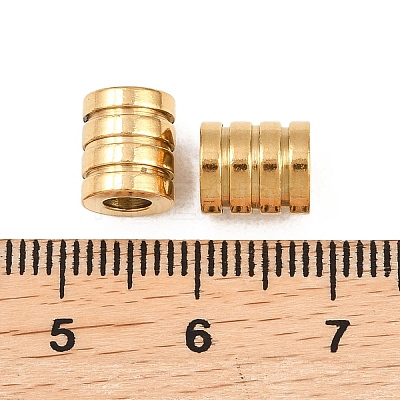 201 Stainless Steel Beads STAS-P437-10G-1