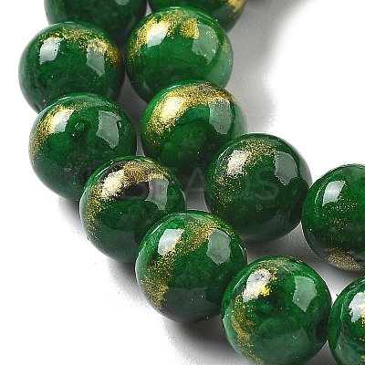 Natural Mashan Jade Beads Strands G-A255-A01-01K-1