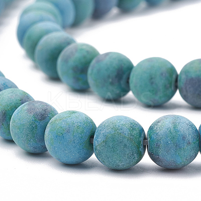 Synthetic Chrysocolla Beads Strands G-T106-193-1