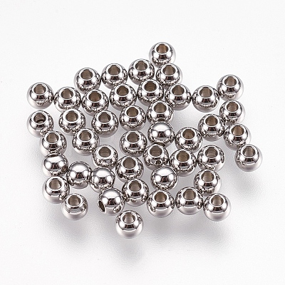 DanLingJewelry 304 Stainless Steel Spacer Beads STAS-DL0001-03B-1