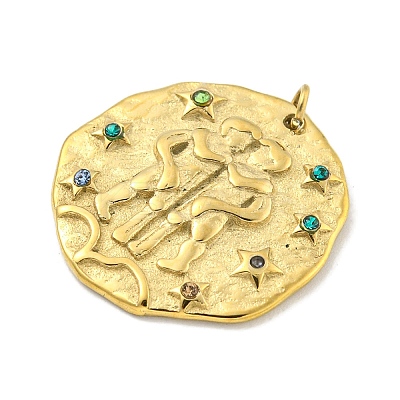 Real 18K Gold Plated PVD Vacuum Plating 304 Stainless Steel Pendants STAS-L278-003G-03-1