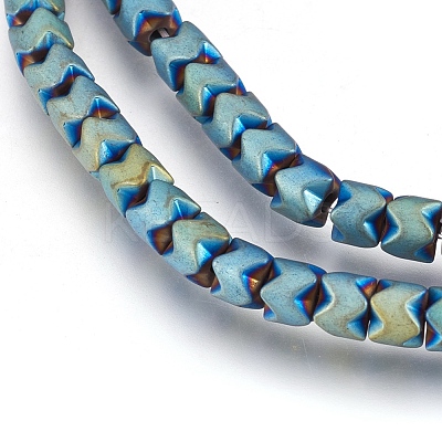 Electroplate Non-magnetic Synthetic Hematite Bead Strands G-I208-19F-D-1