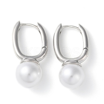 Rack Plating Brass Hoop Earrings EJEW-K249-10P-1