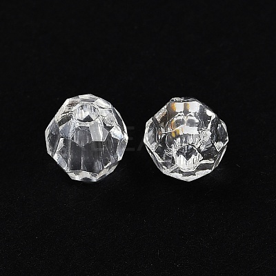 Transparent Acrylic Beads OACR-Q015-03B-1
