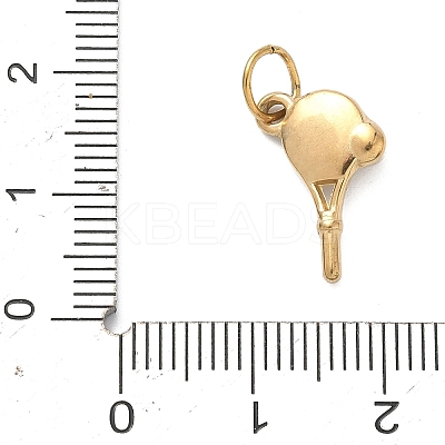 Sport Theme 304 Stainless Steel Pendants STAS-H254-02C-G-1
