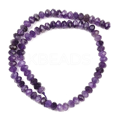 Natural Amethyst Beads Strands G-C259-A27-5x8mm-1