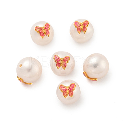 Round Natural Freshwater Pearl Beads PEAR-K009-11G-01-1