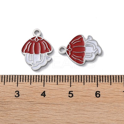 304 Stainless Steel Pendants STAS-C083-11P-02-1