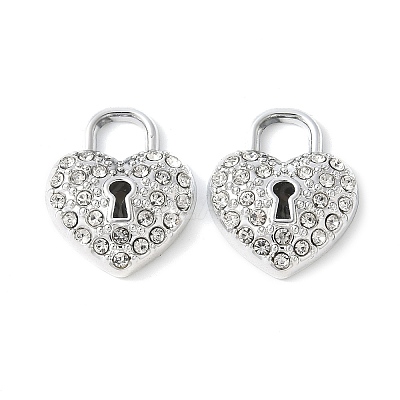 Alloy Crystal Rhinestone Pendants PALLOY-E775-17P-1