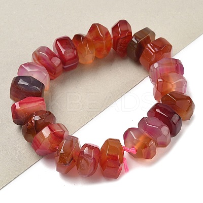 Natural Agate Beads Strands G-K392-A15-1