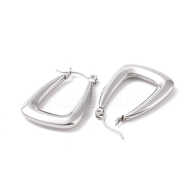 Non-Tarnish 304 Stainless Steel Hoop Earrings for Women EJEW-F287-07P-1