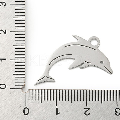 Non-Tarnish 304 Stainless Steel Pendants STAS-B056-10P-02-1