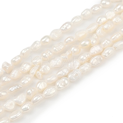 Natural Cultured Freshwater Pearl Beads Strands PEAR-P064-20E-01A-1