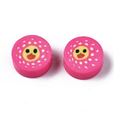 Handmade Polymer Clay Beads CLAY-N008-035F-1