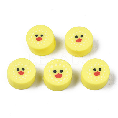 Handmade Polymer Clay Beads CLAY-N008-035L-1