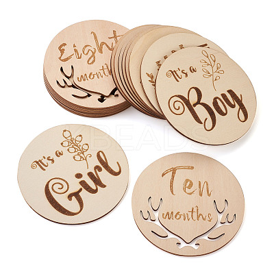 Basswood Milestone Cards WOOD-TA0002-44-1