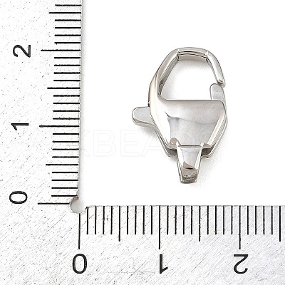 316 Stainless Steel Lobster Claw Clasps LS-STAS-C154-02D-P-1