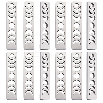 20Pcs 304 Stainless Steel Pendants FIND-SZ0006-03P-1