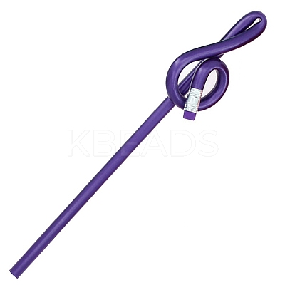 Solid Color Plastic Imitation Wood Pencil LS-PW-WG47441-03-1