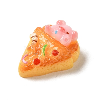 Cute Pig Theme Resin Imitation Food Decoden Cabochons LS-RESI-U0003-02B-1