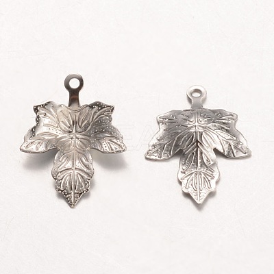 Tarnish Resistant Autumn Theme 316 Surgical Stainless Steel Pendants STAS-K096-28P-1