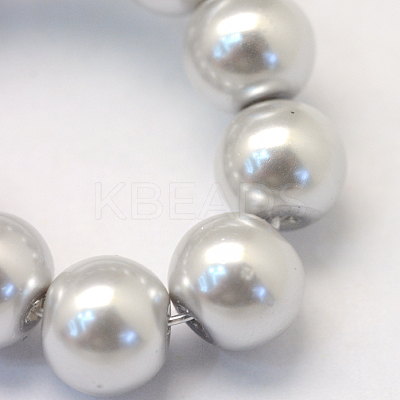Baking Paint Glass Pearl Bead Strands HY-Q003-3mm-62-1
