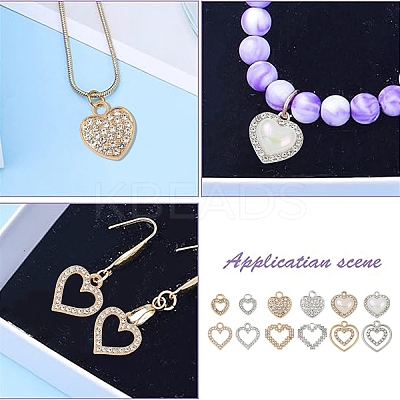 24Pcs 12 Styles Alloy Charms FIND-YW0006-77-1