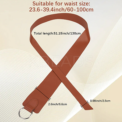 PU Leather Waist Belts for Women AJEW-WH20022-67A-1