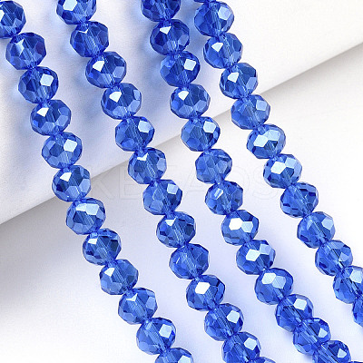 Electroplate Glass Beads Strands EGLA-A044-T3mm-A31-1