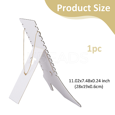 Boot Shaped Wood Covered with Velvet Necklaces Bracelets Display Stands NDIS-WH0010-25B-1