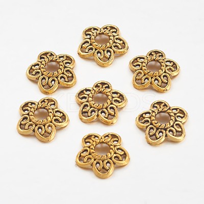 Tibetan Style Alloy Bead Caps LS-GLF10597Y-NF-1