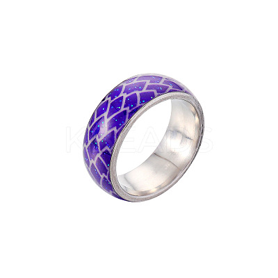 Glow in the Dark Luminous Enamel Finger Ring PW-WG40355-04-1