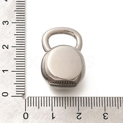 Anti-Tarnish 304 Stainless Steel Pendants STAS-Z110-31P-1