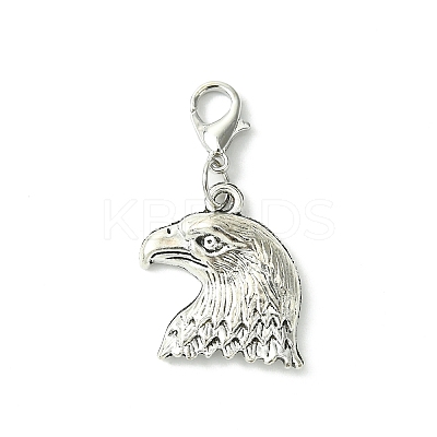 40Pcs 20 Styles Tibetan Style Alloy Pendant Decorations HJEW-AB00257-1
