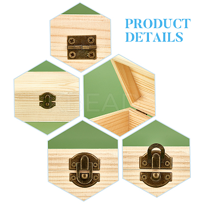 Rectangle Unfinished Wooden Box OBOX-NB0001-06-1