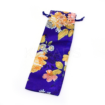 Brocade Drawstring Pouches ABAG-WH0023-19L-1