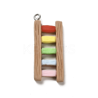 Opaque Resin Pendants LS-RESI-M036-03-1
