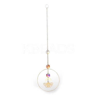 Brass Big Pendant Decorations LS-HJEW-M005-03G-04-1