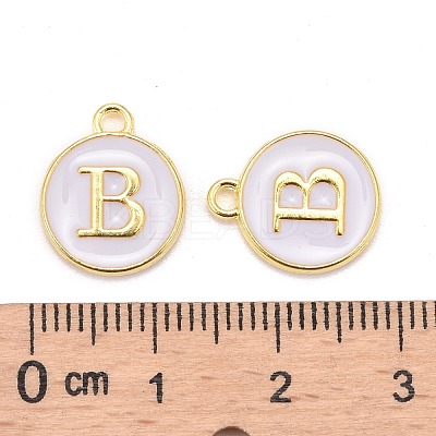 Golden Plated Alloy Charms X-ENAM-S118-01B-1