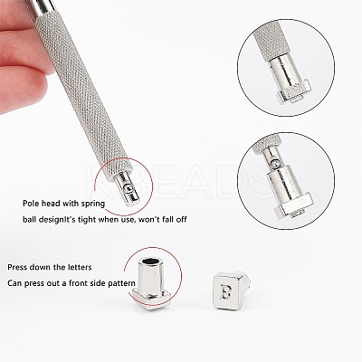 Leathercarft Stamping Tool Set TOOL-WH0119-67-1