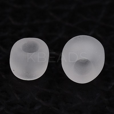 8/0 Frosted Round Glass Seed Beads X-SEED-A008-3mm-M1-1