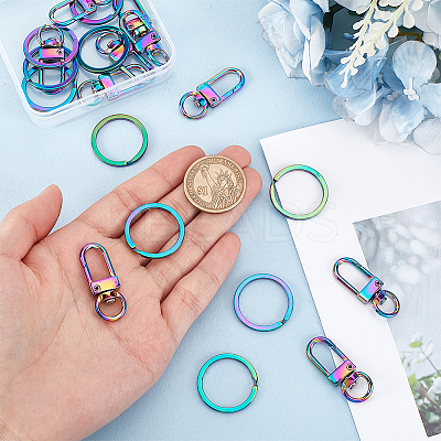 10Pcs Zinc Alloy Swivel Clasps FIND-PH0027-09-1