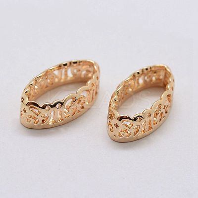 Brass Sew on Prong Settings KK-E753-05LG-7x15-1