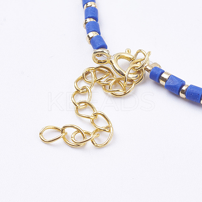 Brass Charms Bracelets BJEW-I247-15-A-1