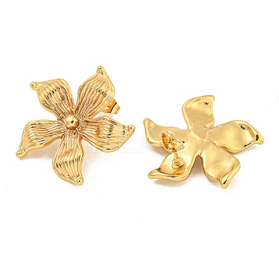 304 Stainless Steel Ear Studs EJEW-P282-02C-G-1
