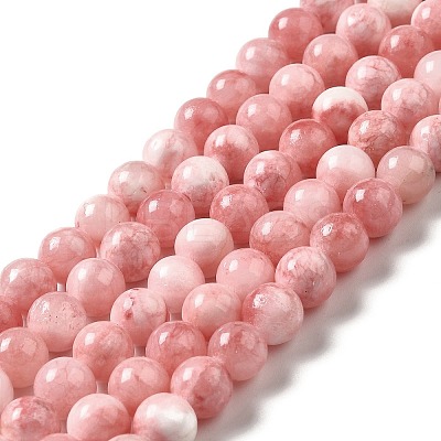 Natural Green Jade Beads Strands G-G757-04-12mm-1