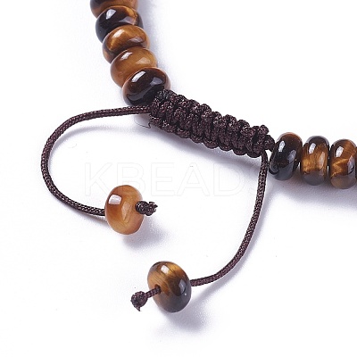 Adjustable Nylon Cord Braided Bead Bracelets BJEW-F369-B09-1